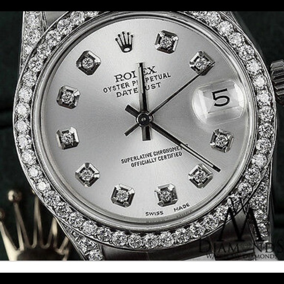 Rolex Diamond Justdate 36mm 8.75ct - Picture 2 of 8